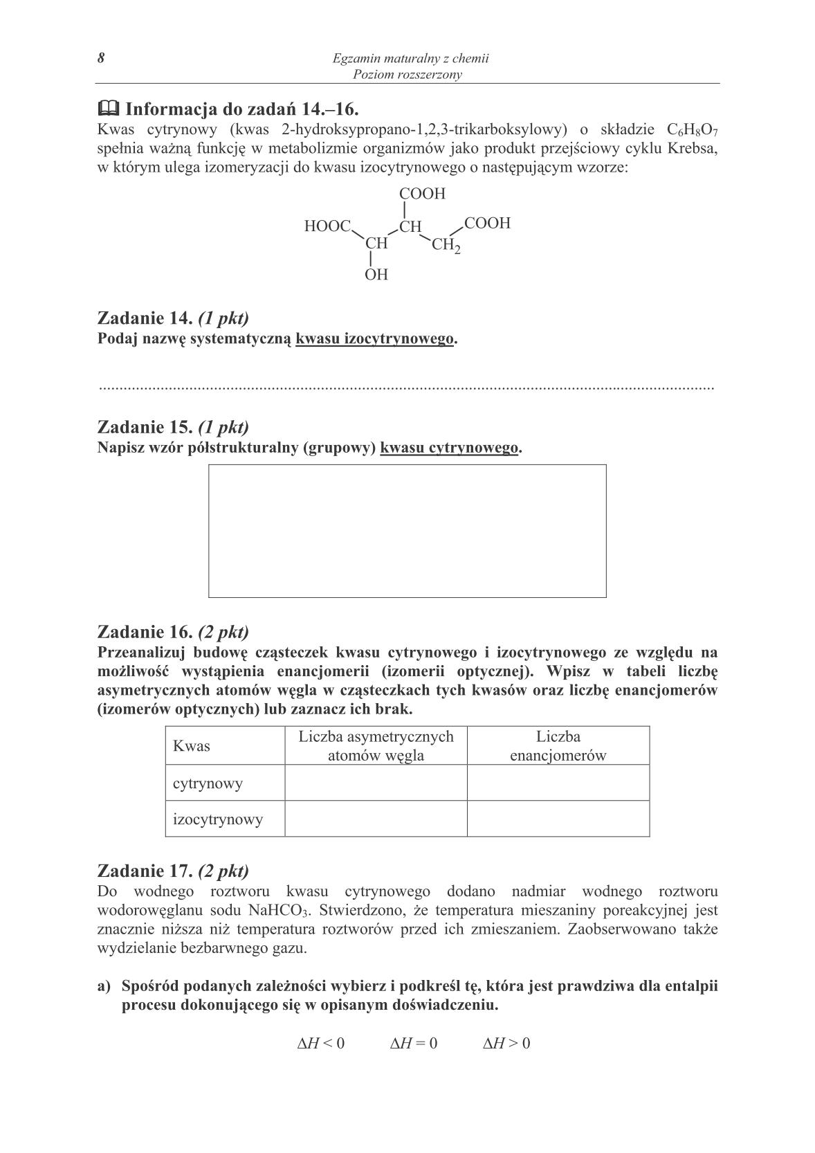 pytania-chemia-poziom-rozszerzony-matura-2014-str.8