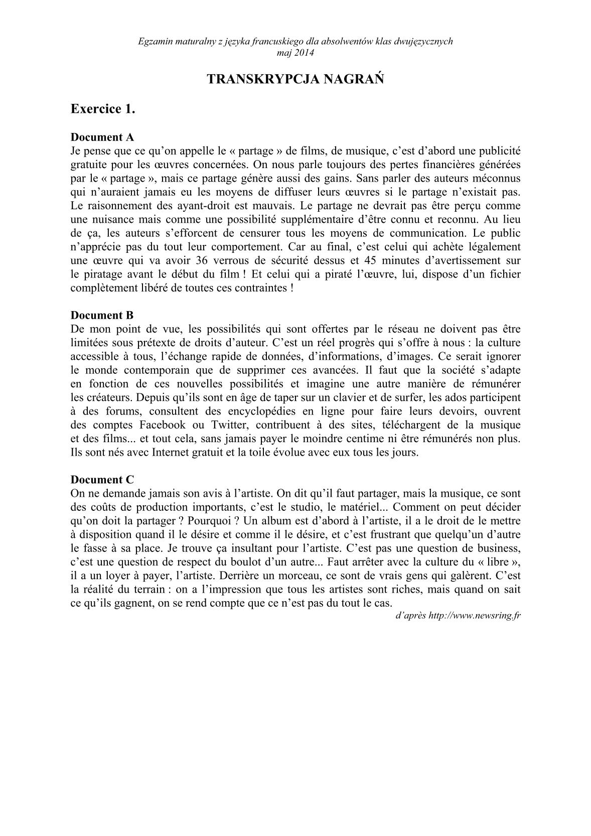 transkrypcja-jezyk-francuski-dla-absolwentow-klas-dwujezycznych-matura-2014-str.1