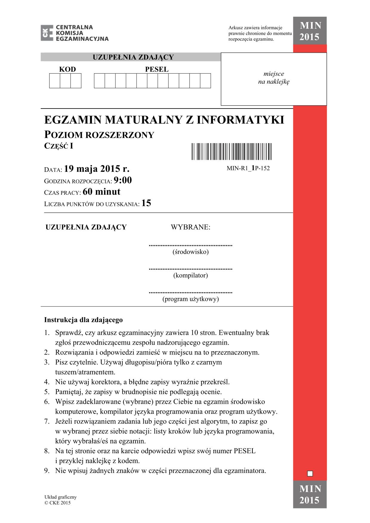 pytania-informatyka-poziom-rozszerzony-czesc-I-matura-2015-1