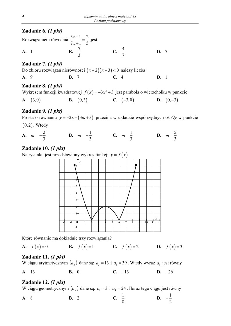 Pytania - matematyka, p. podstawowy, matura 2010-strona-04