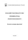 miniatura Odpowiedzi - informatyka, p. rozszerzony, matura 2011-strona-01