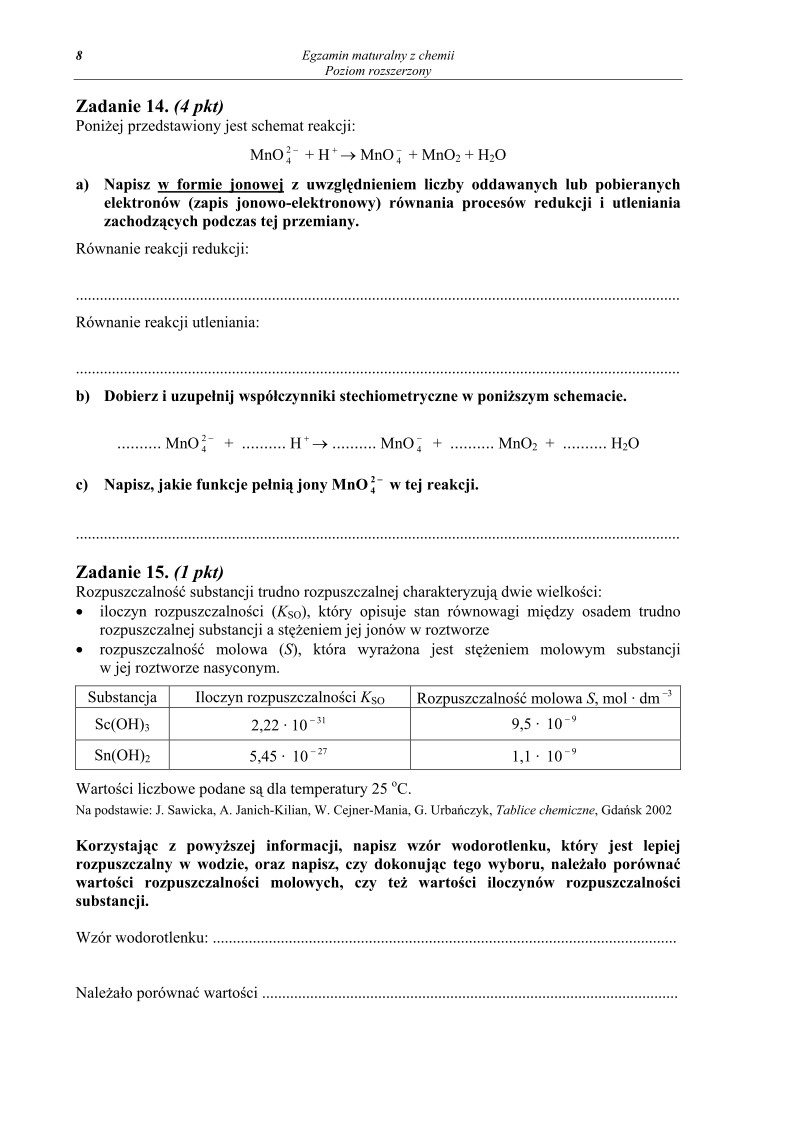 Pytania - chemia, p. rozszerzony, matura 2011-strona-08