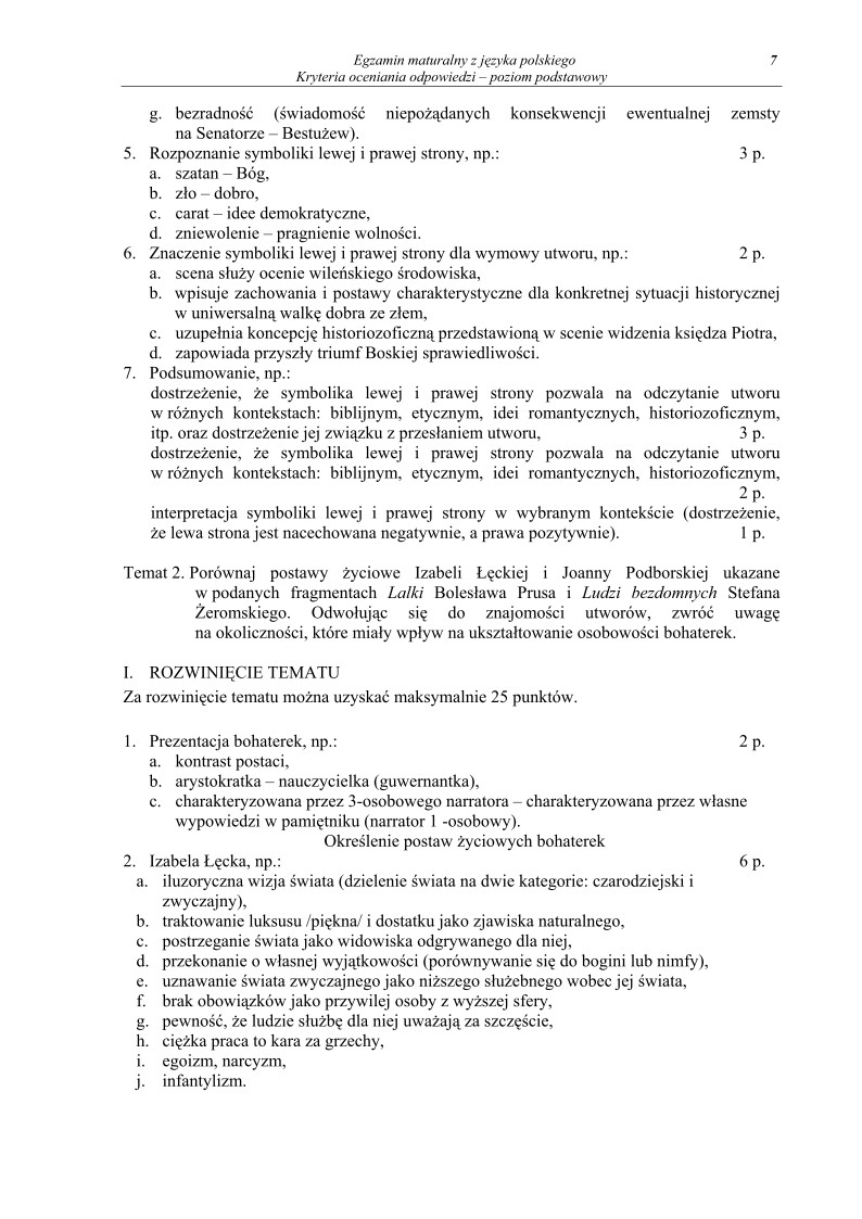 Odpowiedzi - jezyk polski, p. podstawowy matura 2012-strona-07