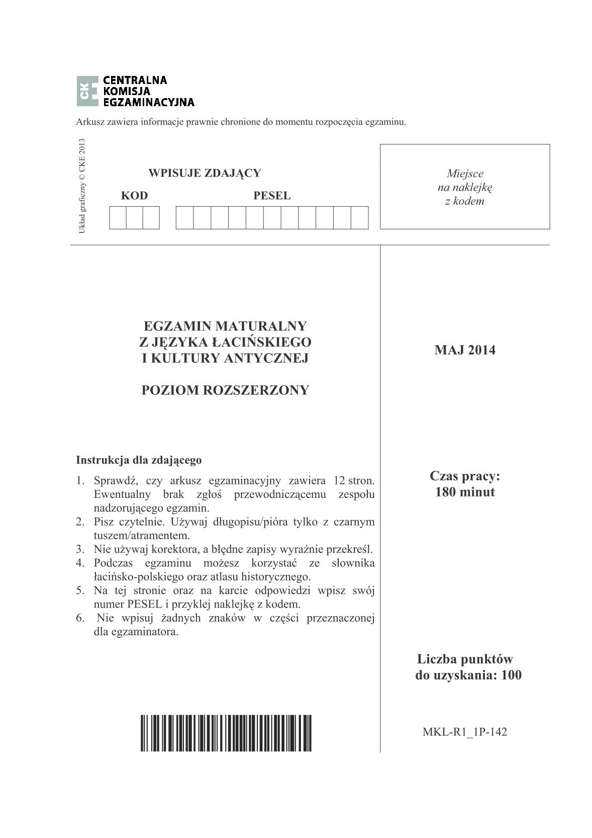 pytania-jezyk-lacinski-i-kultura-antyczna-poziom-rozszerzony-matura-2014-str.1