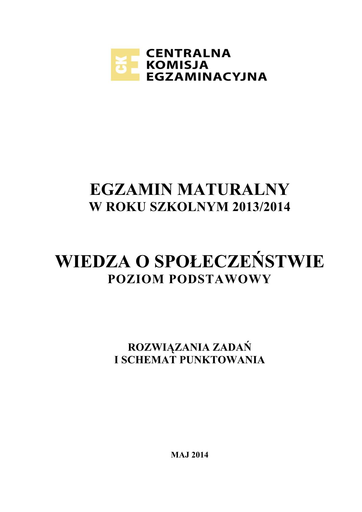 odpowiedzi-wiedza-o-spoleczenstwie-poziom-podstawowy-matura-2014-str.1