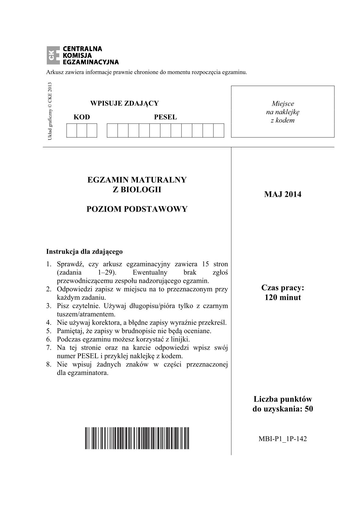 pytania-biologia-poziom-podstawowy-matura-2014-str.1