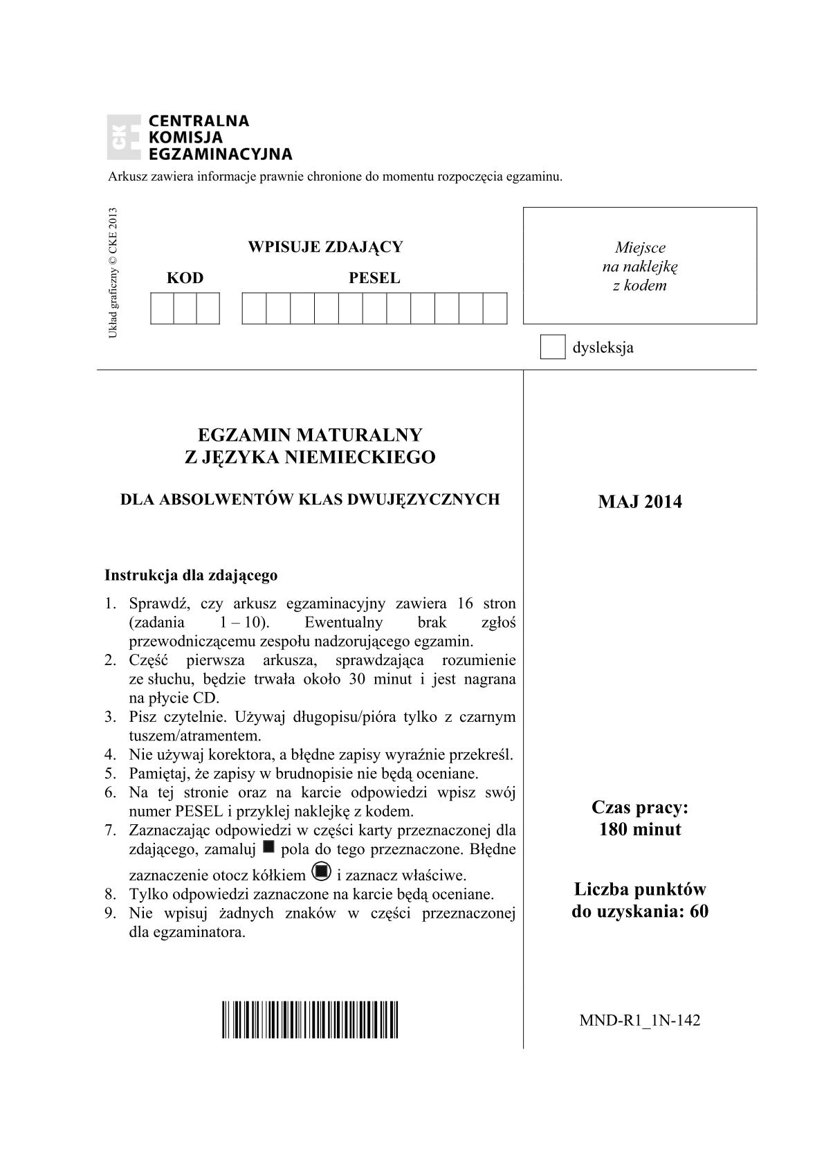 pytania-jezyk-niemiecki-dla-absolwentow-klas-dwujezycznych-matura-2014-str.1