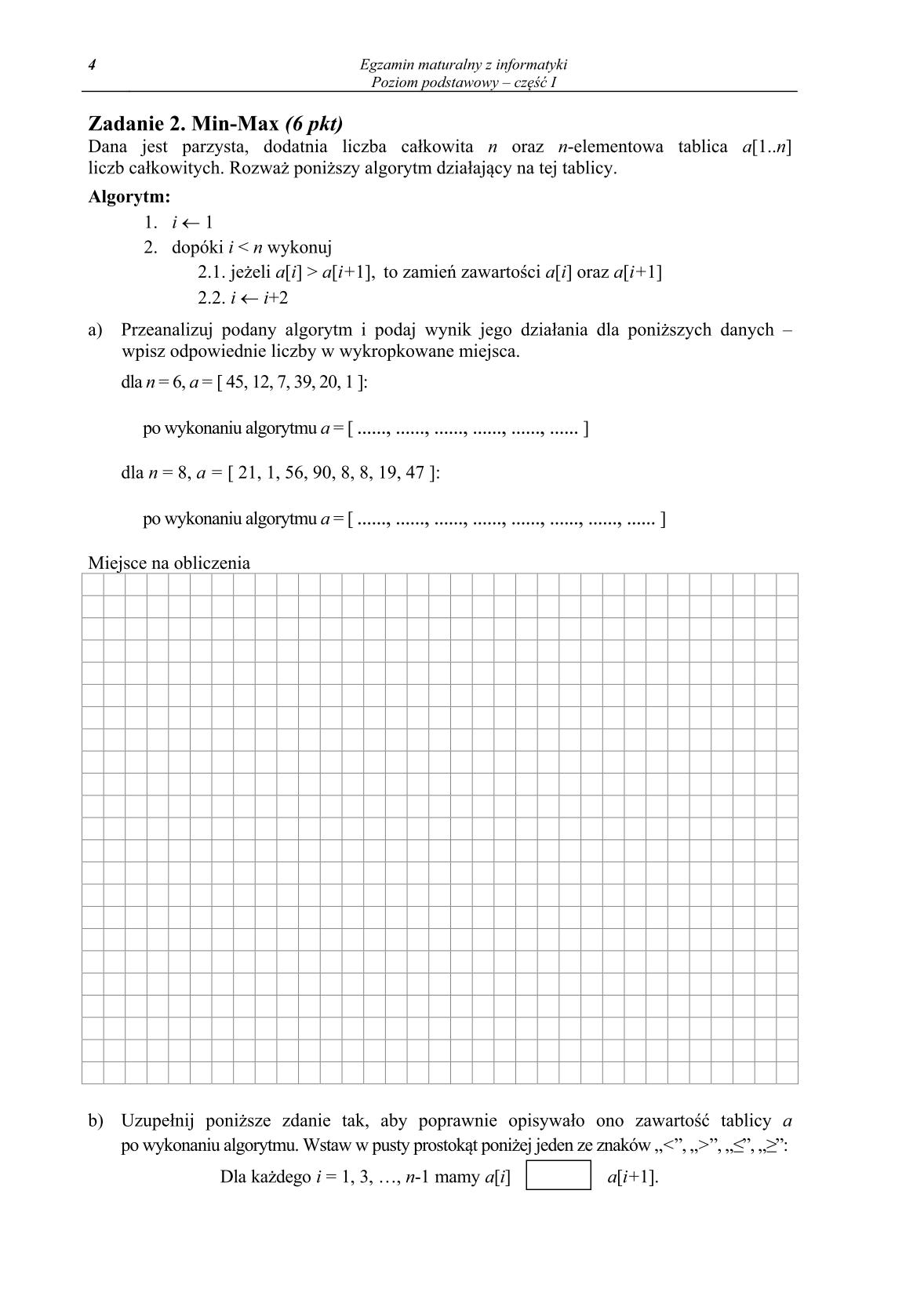 pytania-informatyka-poziom-podstawowy-czesc-I-matura-2014-str.4
