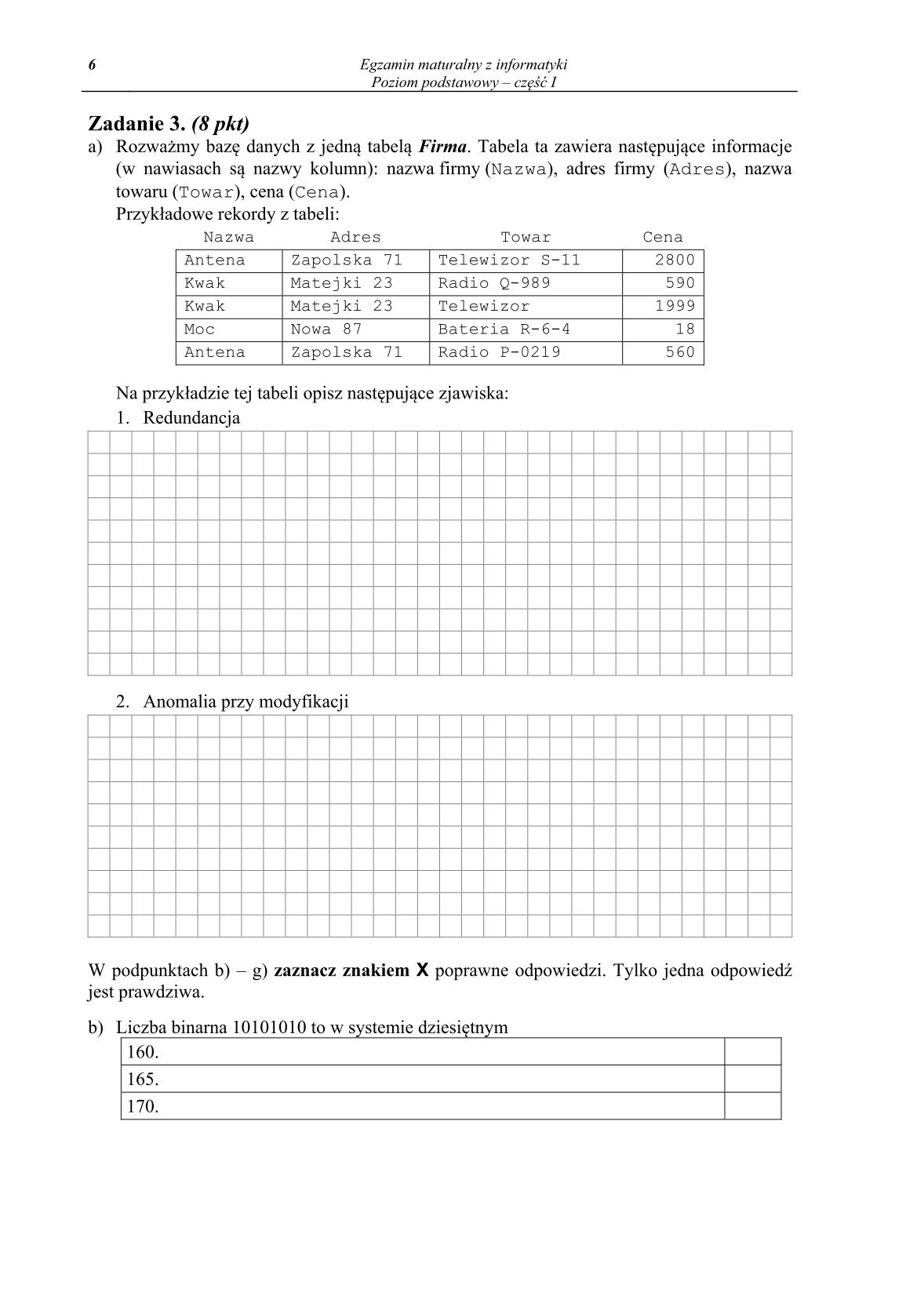 pytania-informatyka-poziom-podstawowy-czesc-I-matura-2014-str.6