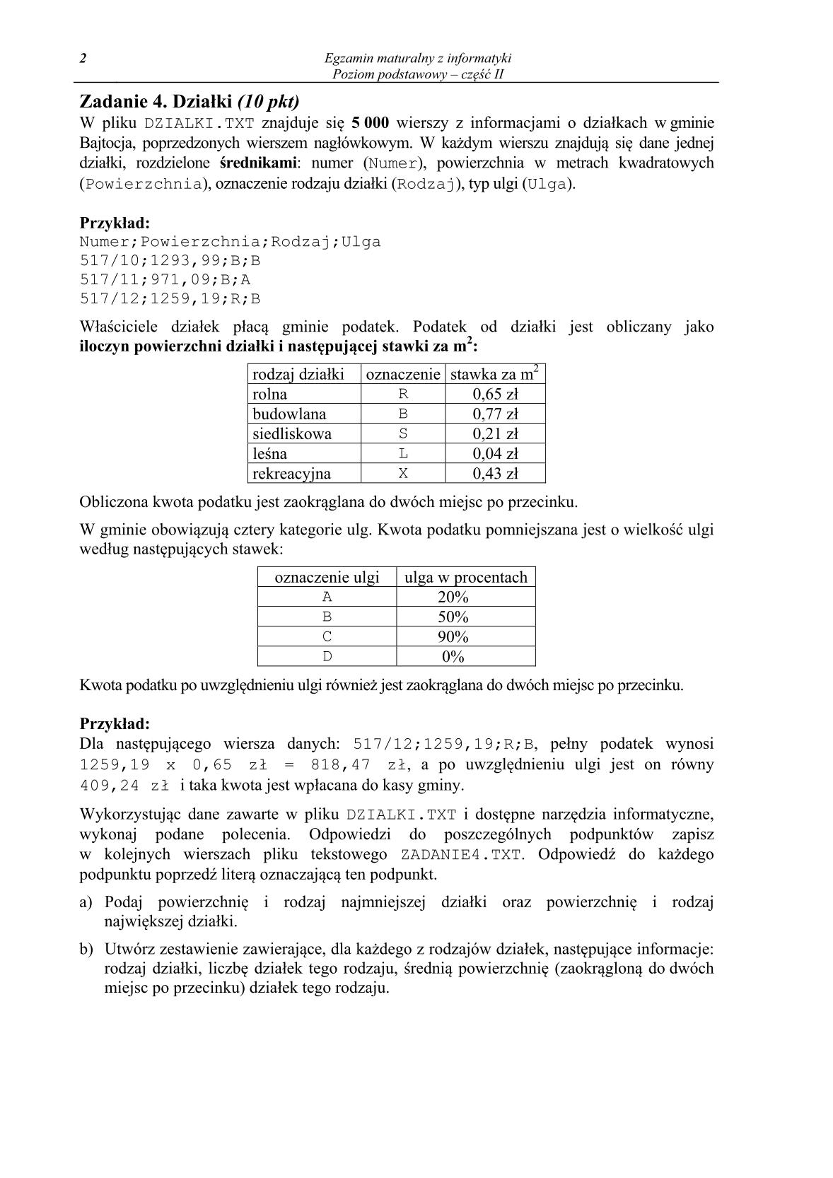 pytania-informatyka-poziom-podstawowy-czesc-II-matura-2014-str.2