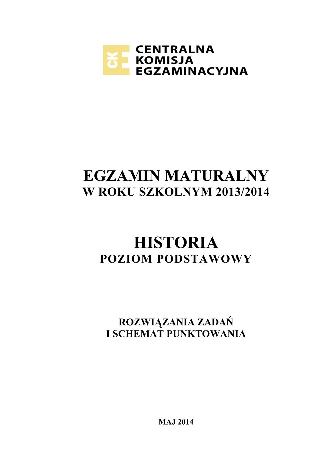 odpowiedzi-historia-poziom-podstawowy-matura-2014-str.1