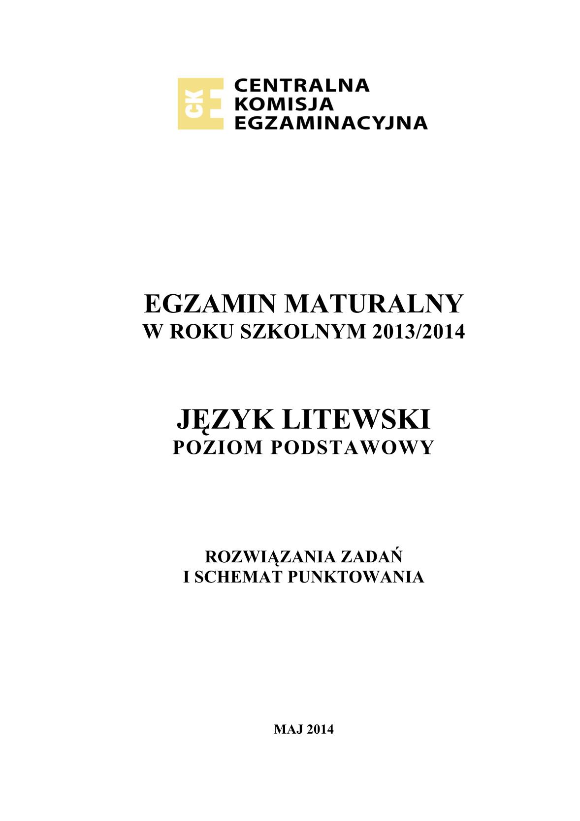 odpowiedzi-jezyk-litewski-poziom-podstawowy-matura-2014-str.1