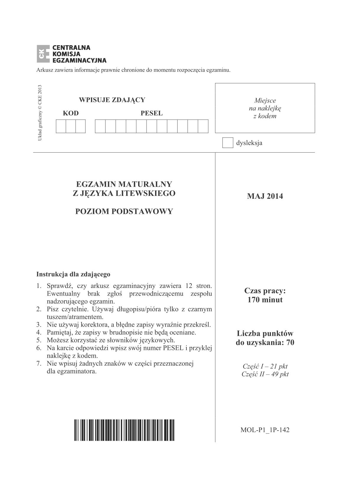 pytania-jezyk-litewski-poziom-podstawowy-matura-2014-str.1