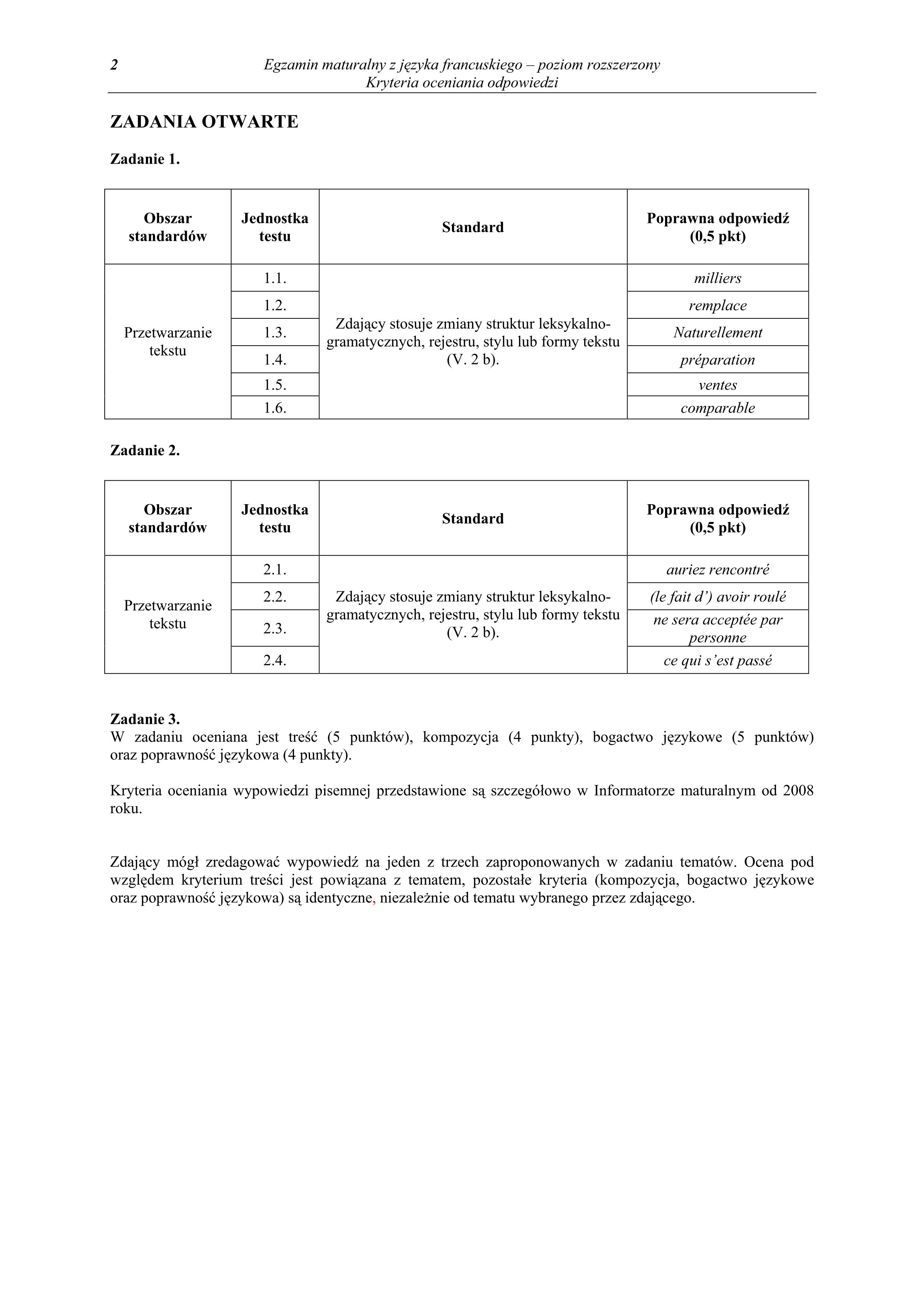odpowiedzi-jezyk-francuski-poziom-rozszerzony-matura-2011 - 2