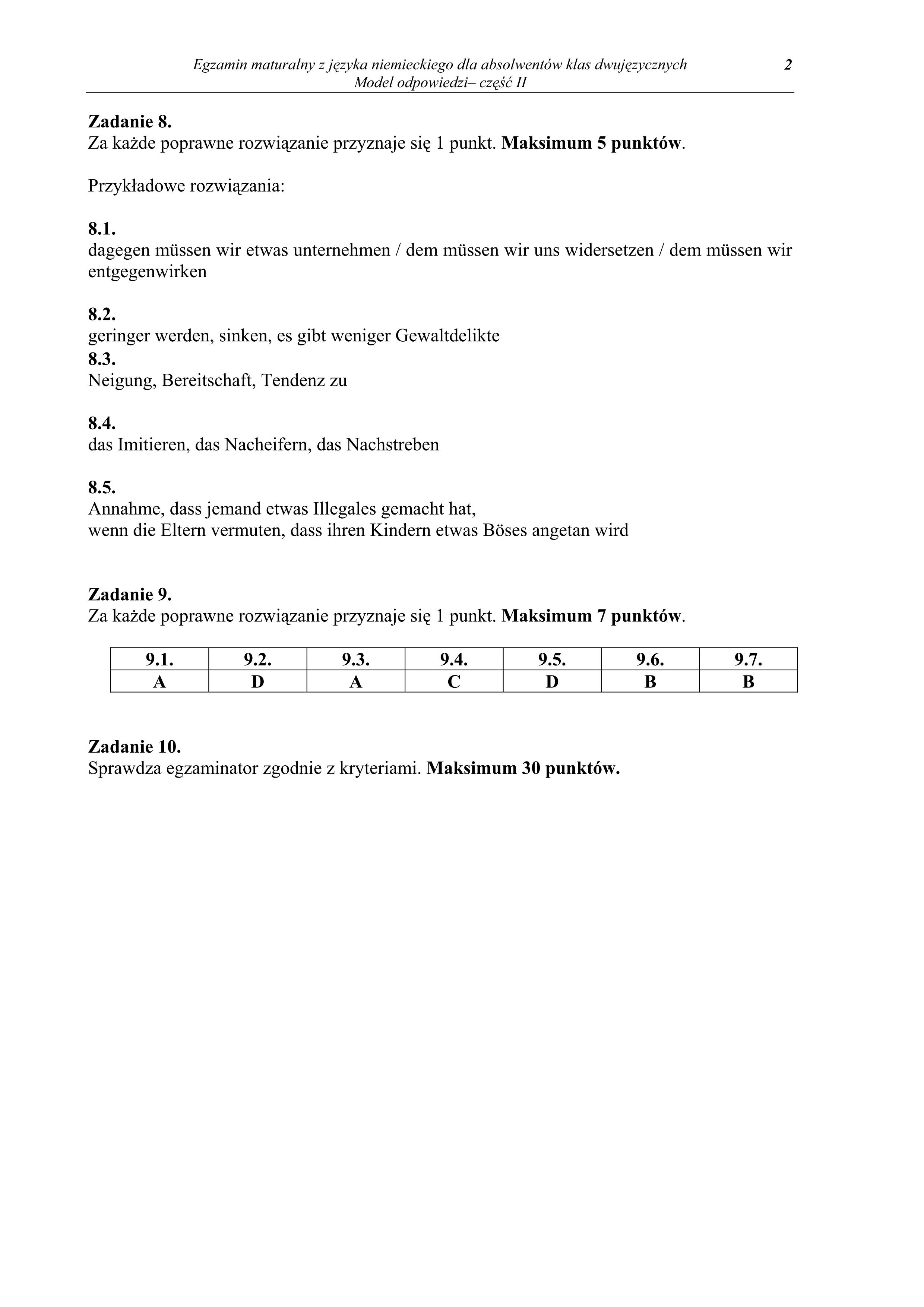 niemiecki-matura-2016-p-dwujezyczny-odpowiedzi-cz.2 - 2