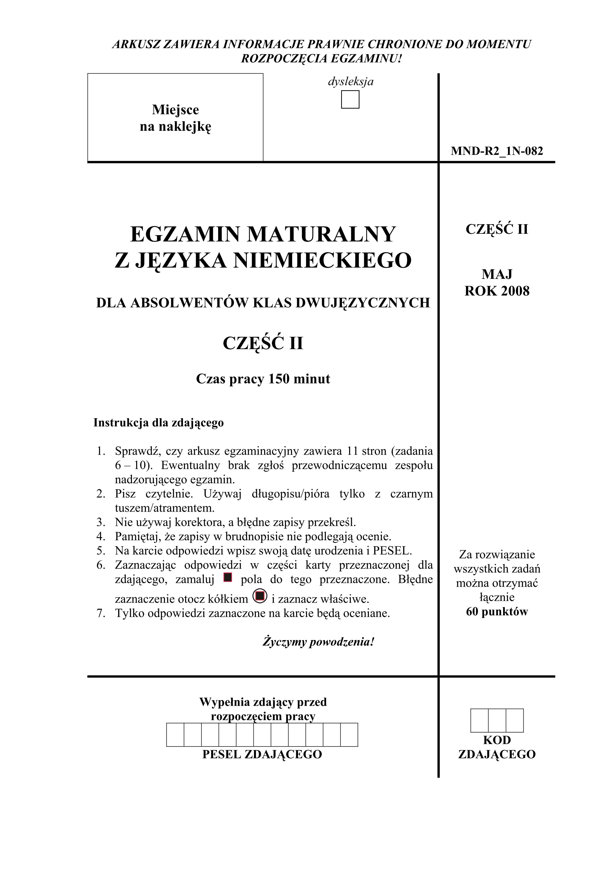 niemiecki-matura-2016-p-dwujezyczny-pytania-cz.2 - 1