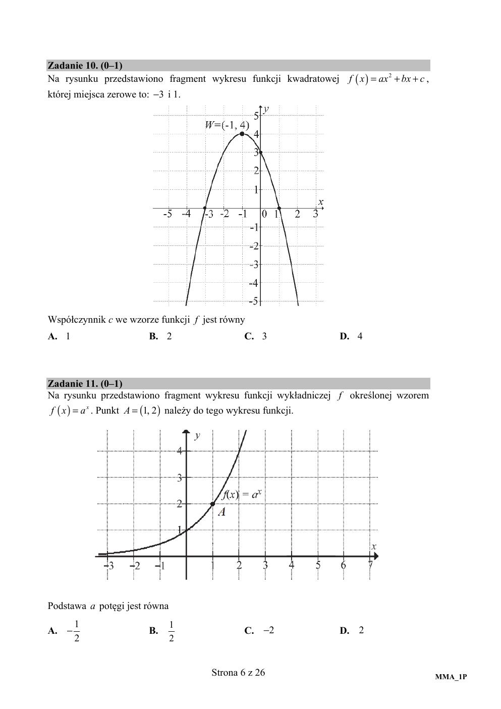 arkusz - matematyka podstawowy - matura 2017-06