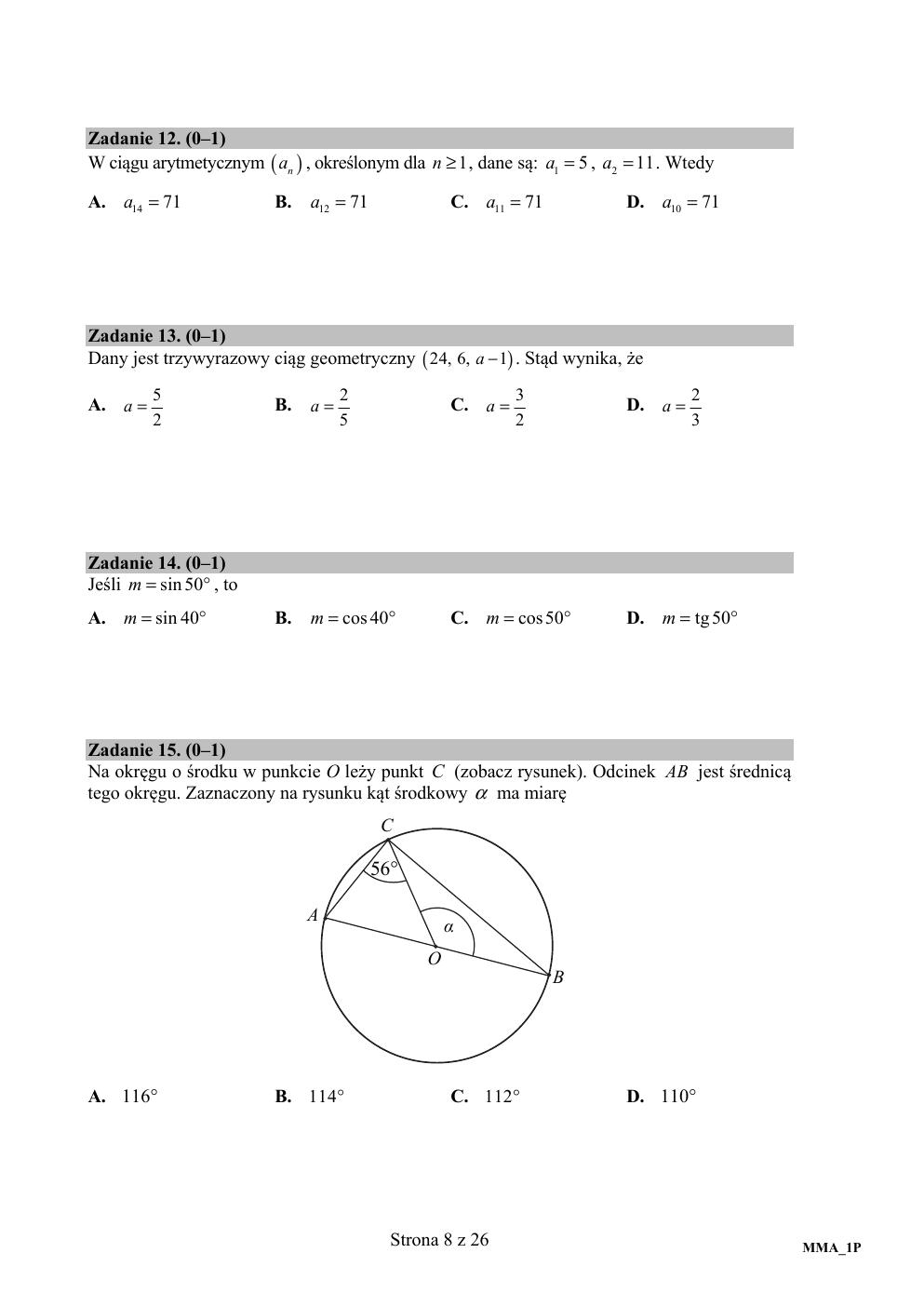 arkusz - matematyka podstawowy - matura 2017-08