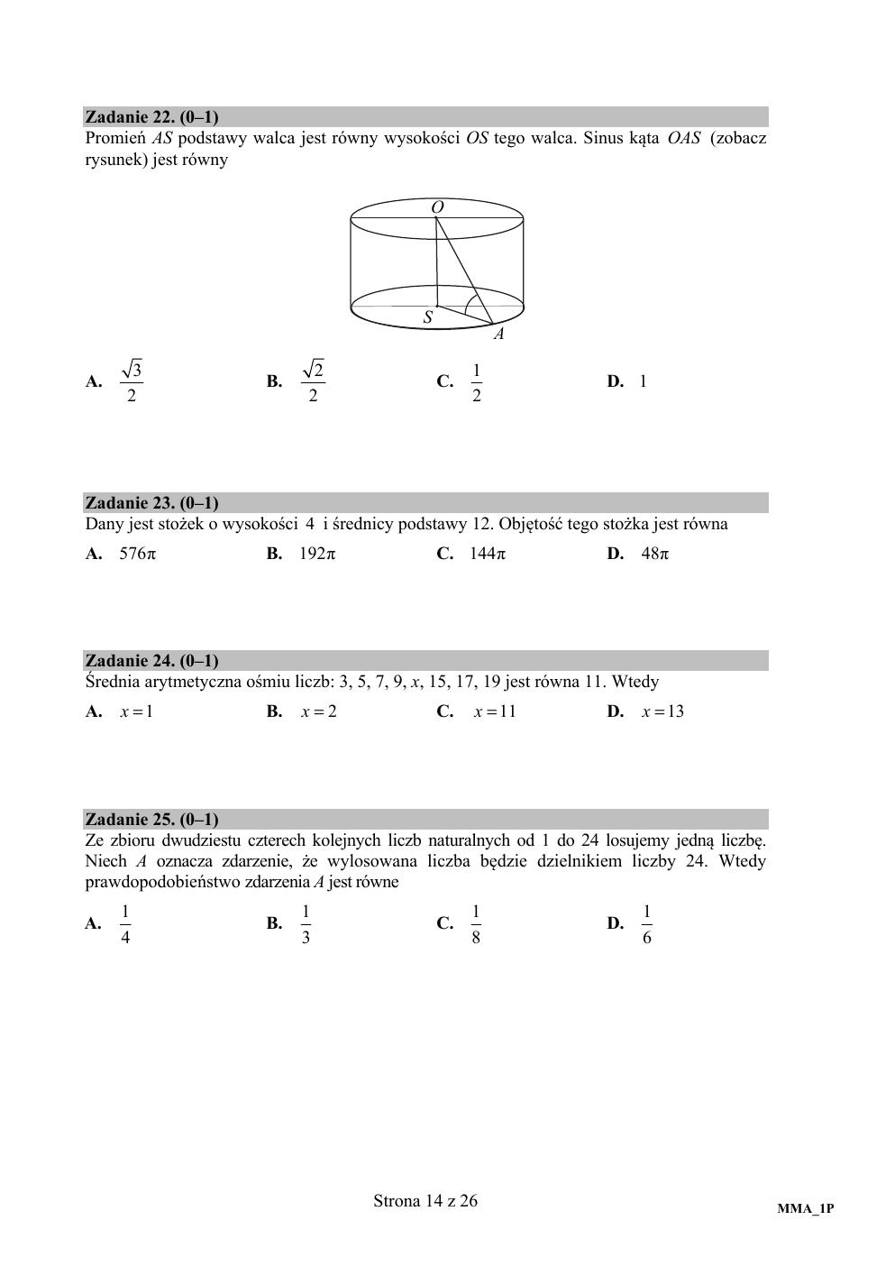 arkusz - matematyka podstawowy - matura 2017-14