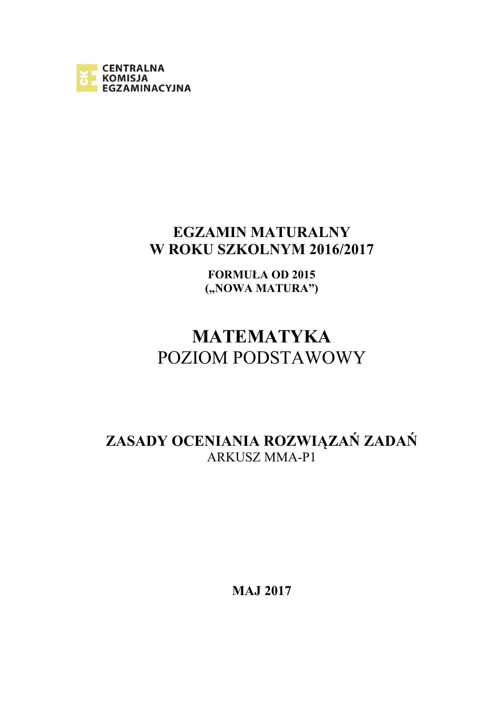 matematyka podstawowy - matura 2017 - odpowiedzi-01