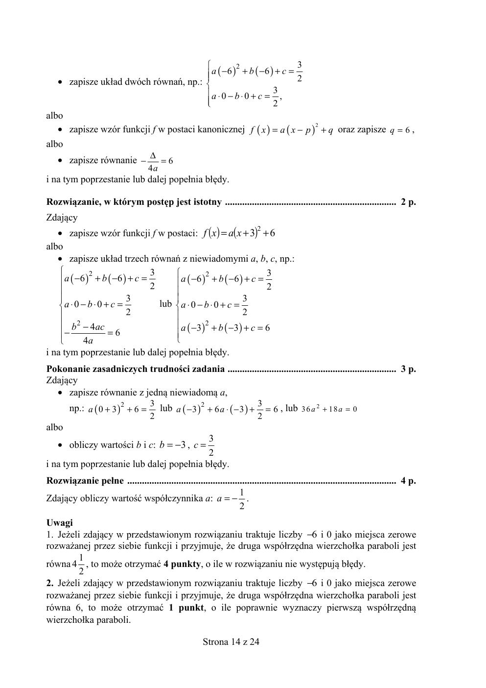 matematyka podstawowy - matura 2017 - odpowiedzi-14