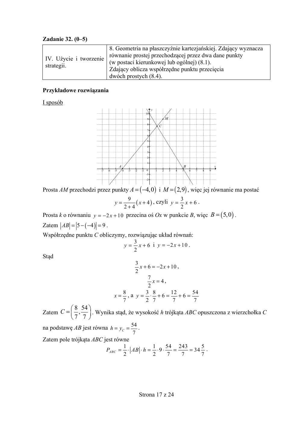 matematyka podstawowy - matura 2017 - odpowiedzi-17