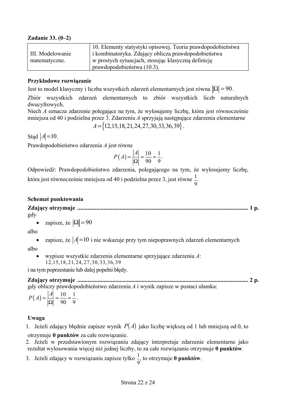 matematyka podstawowy - matura 2017 - odpowiedzi-22