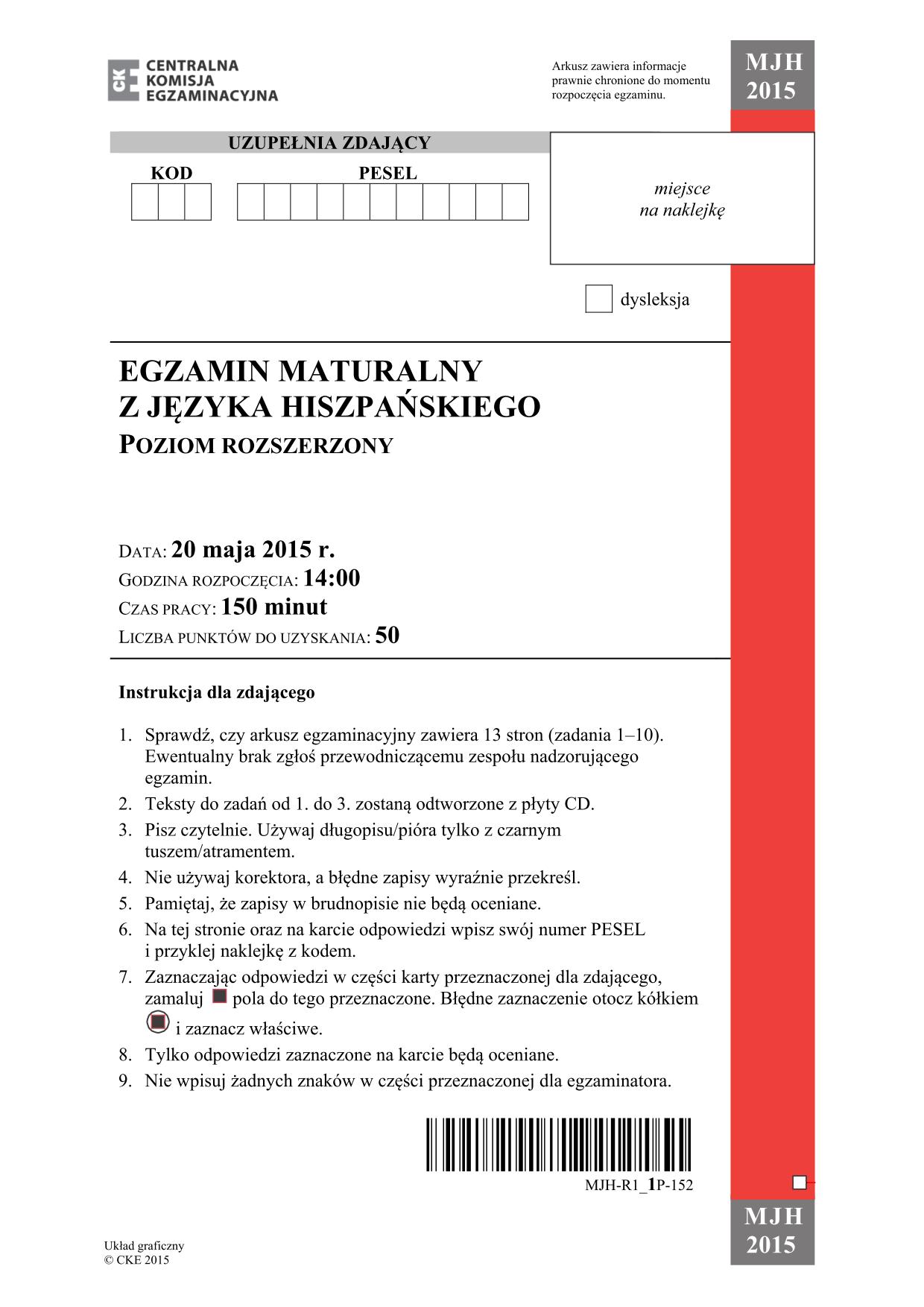 pytania-hiszpanski-poziom-rozszerzony-matura-2015-1
