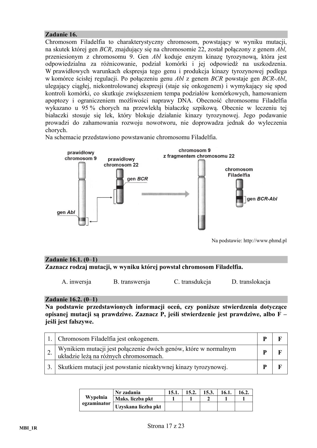 Biologia, matura 2017 - poziom rozszerzony - pytania-17