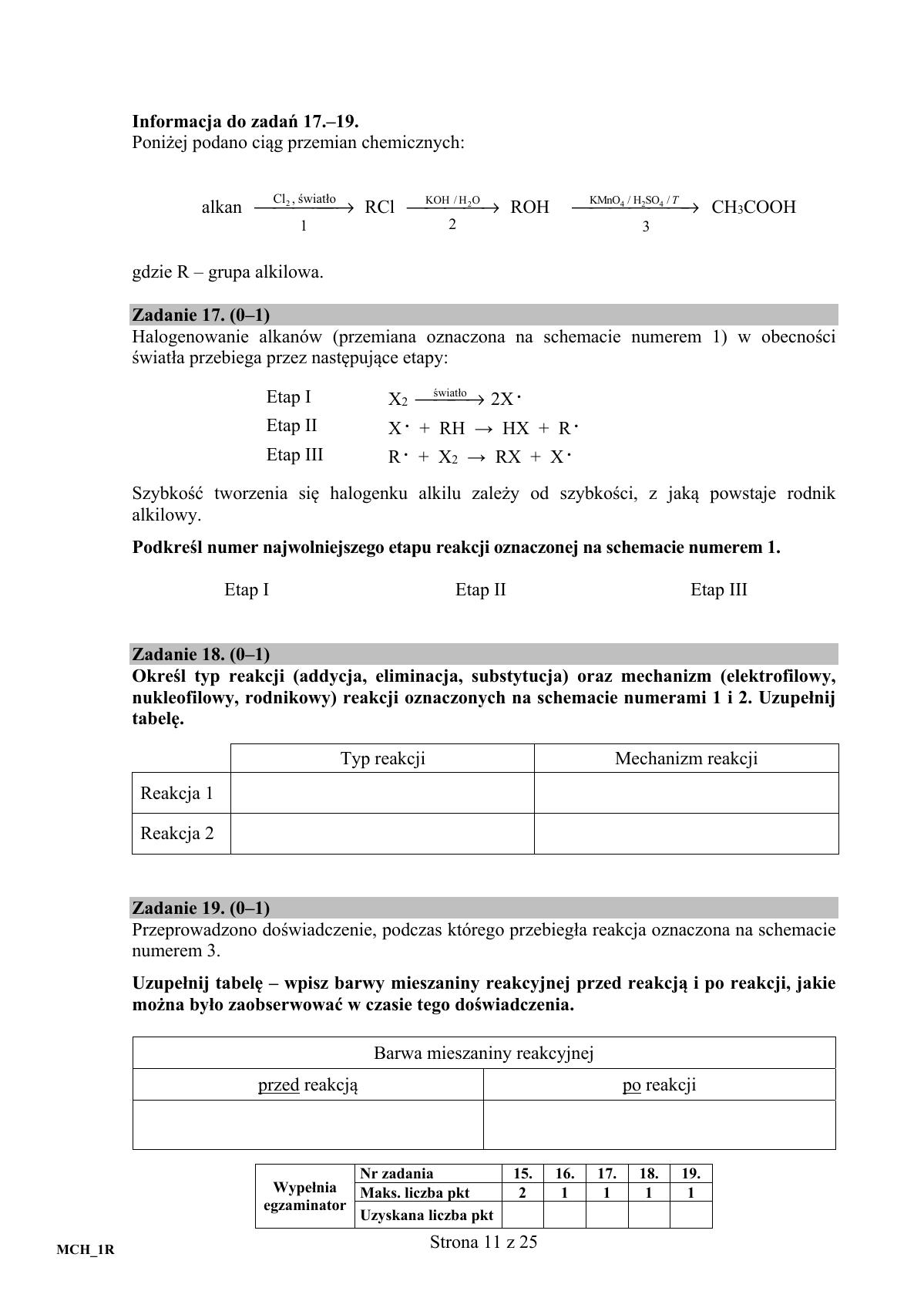 Chemia, matura 2017 - poziom rozszerzony - pytania-11