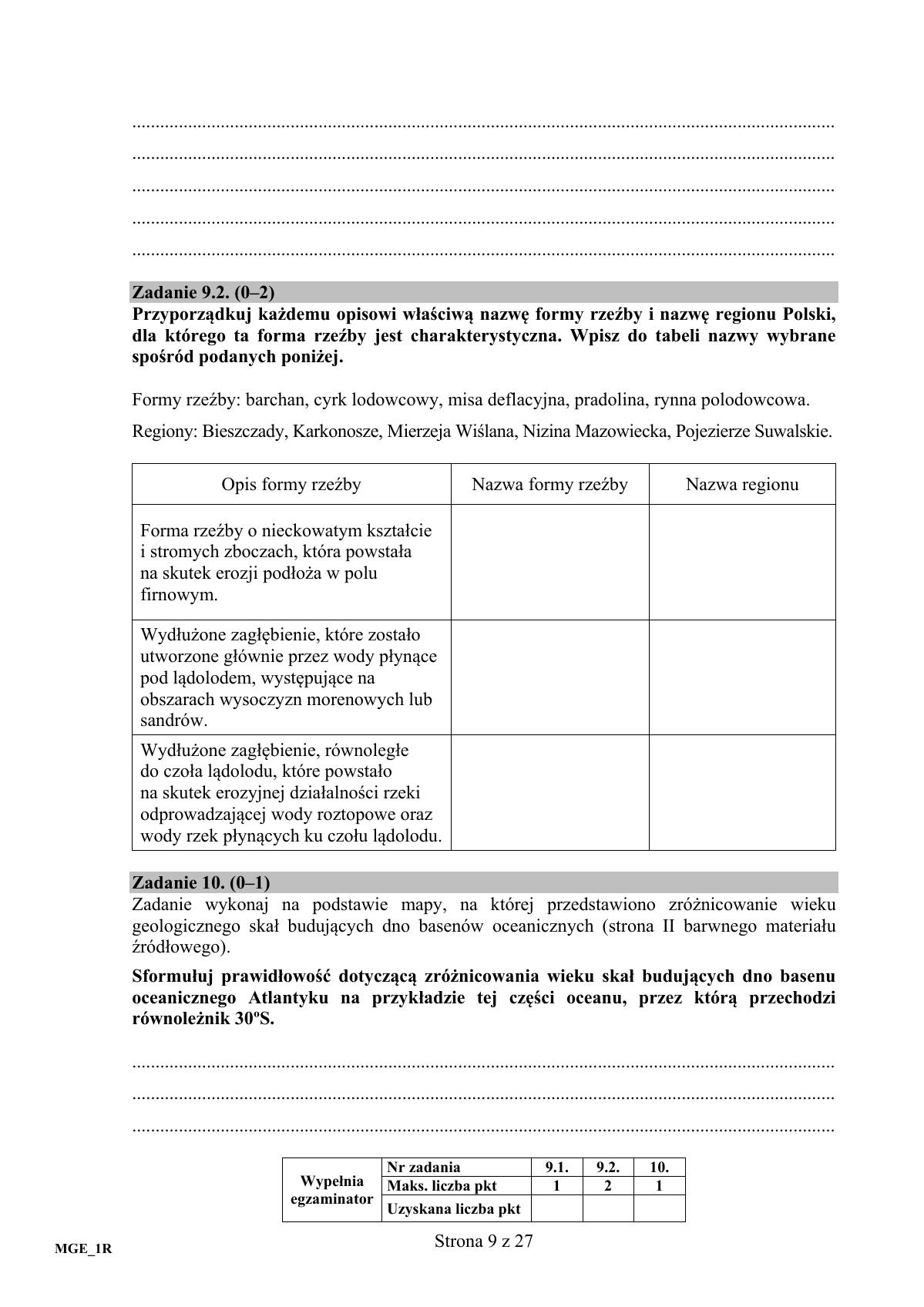 Geografia, matura 2017 - poziom rozszerzony - pytania-09