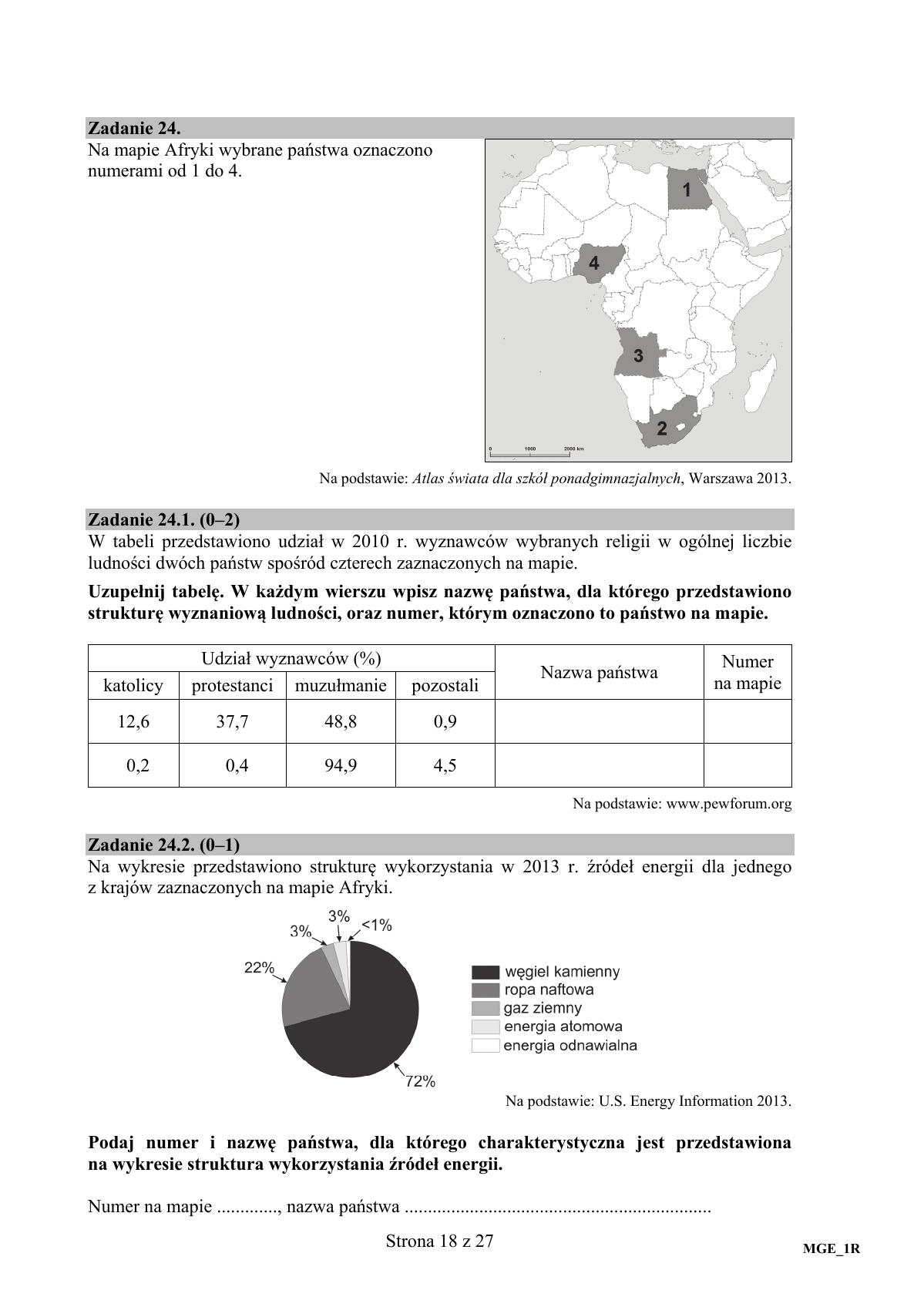 Geografia, matura 2017 - poziom rozszerzony - pytania-18