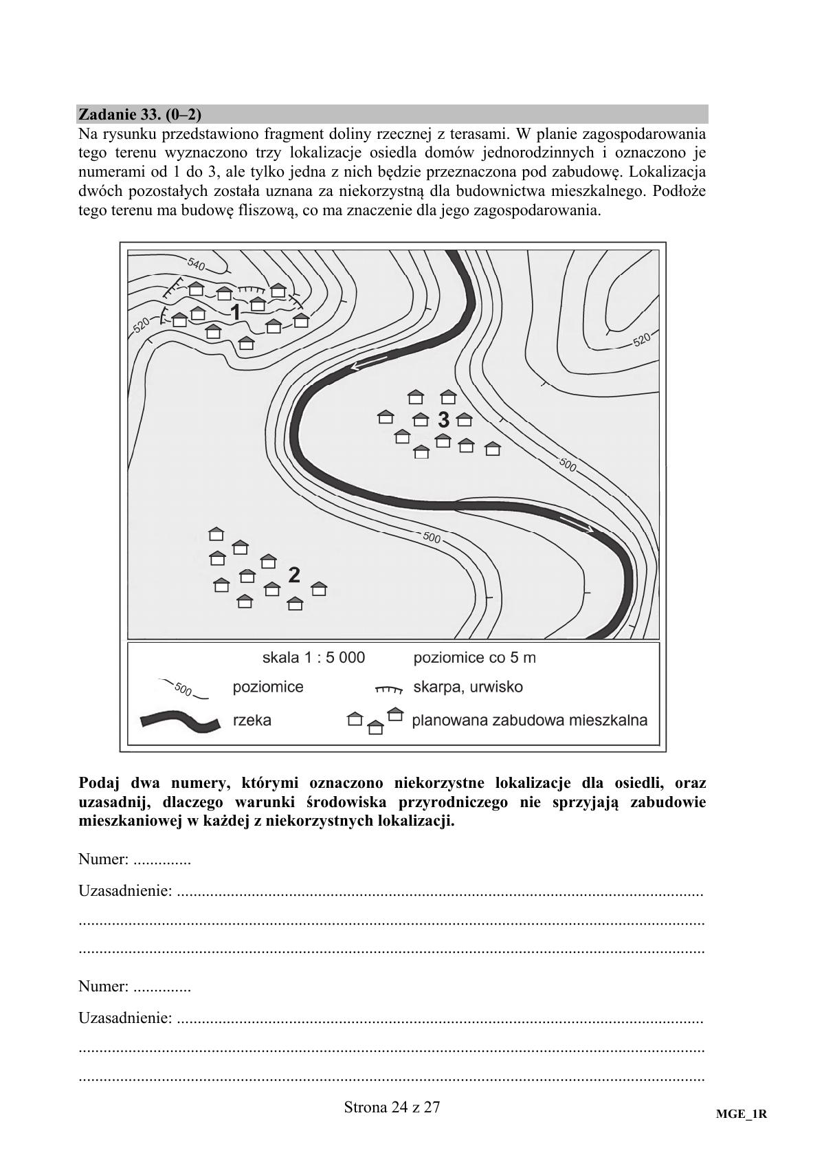 Geografia, matura 2017 - poziom rozszerzony - pytania-24