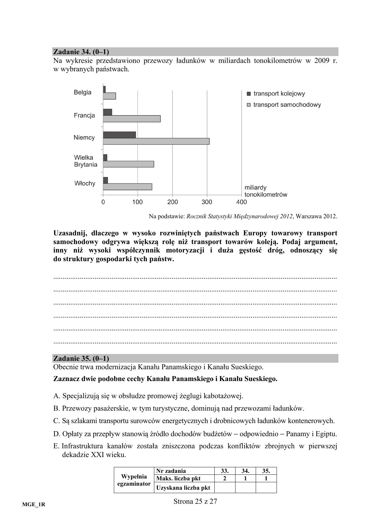 Geografia, matura 2017 - poziom rozszerzony - pytania-25