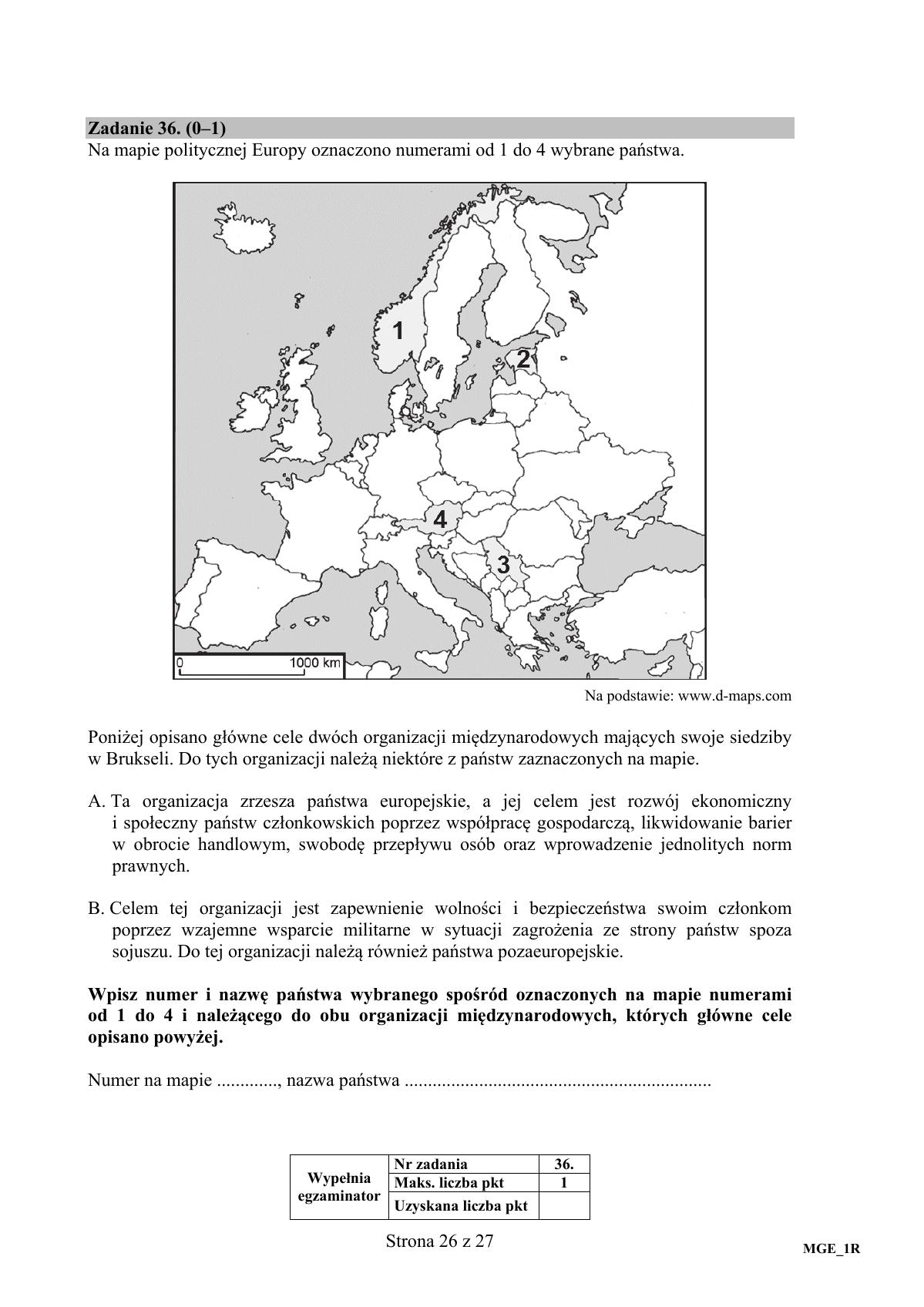 Geografia, matura 2017 - poziom rozszerzony - pytania-26