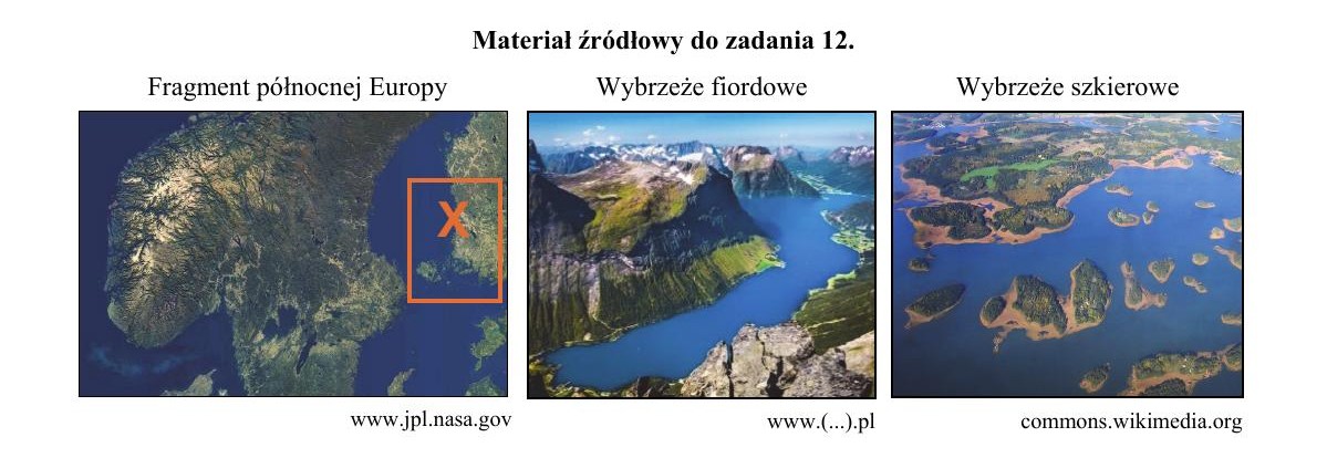 Zdjęcia satelitarne do zadania 12 - strona II barwnego materiału źródłowego