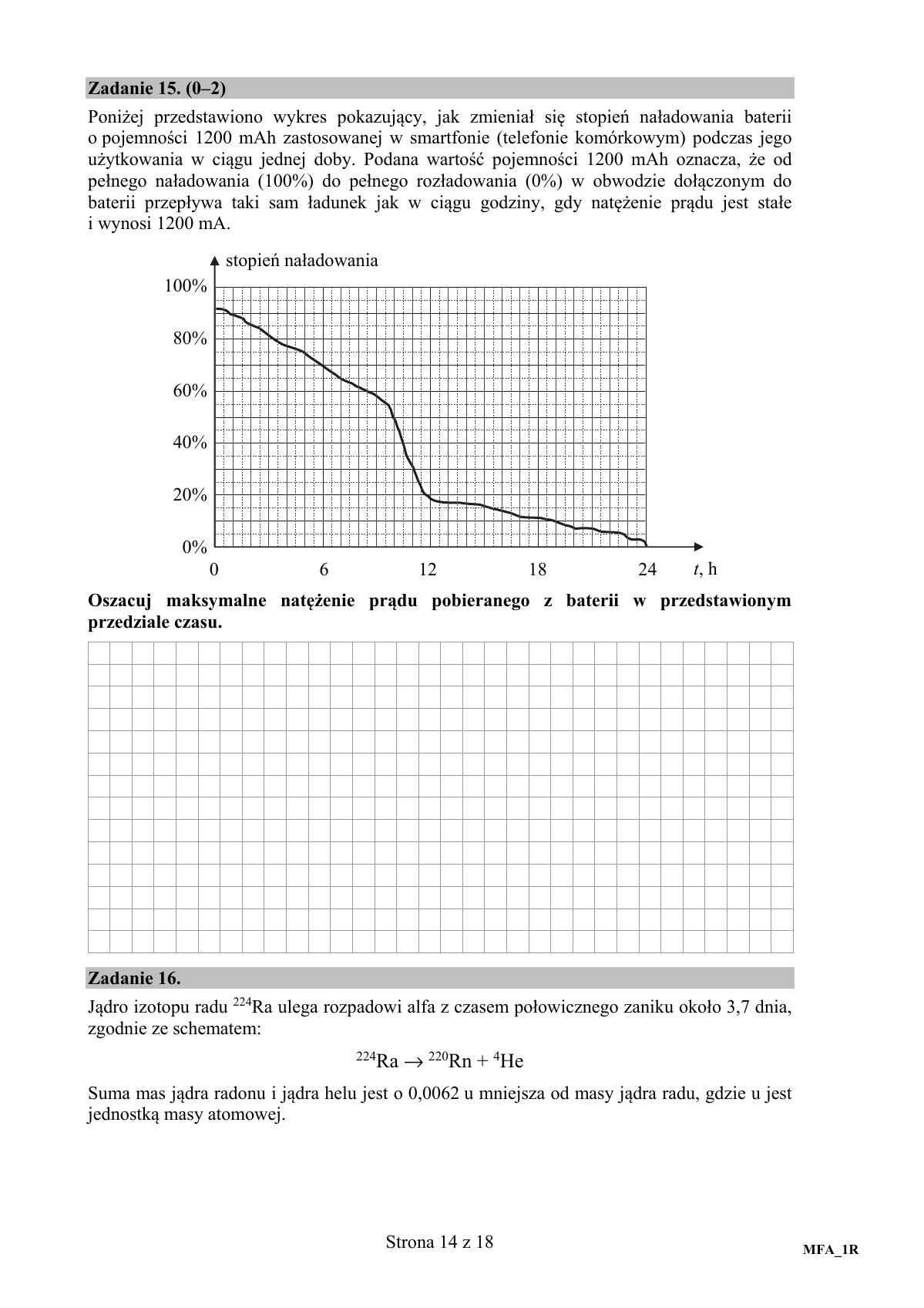 Fizyka, matura 2017 - poziom rozszerzony - pytania-14