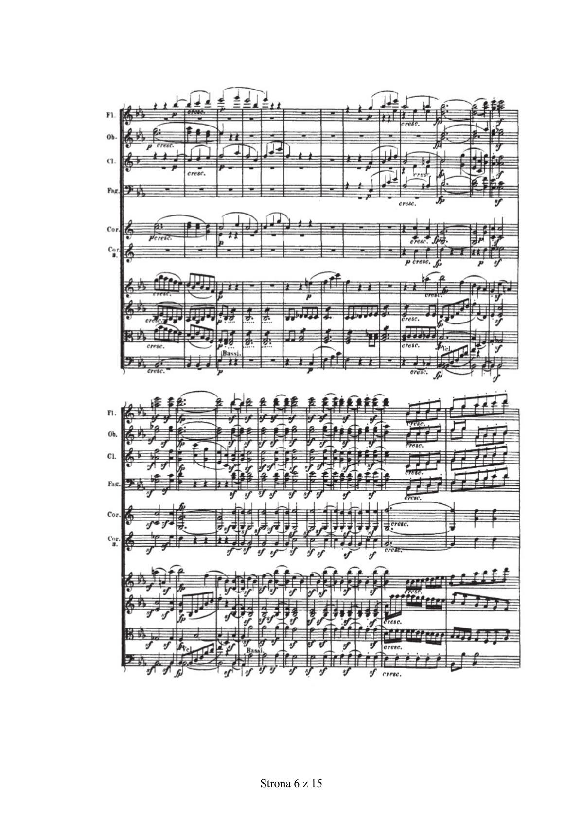 zadanie 17 - Ludwig van Beethoven, III Symfonia Es-dur op. 55, cz. I - fragment-2