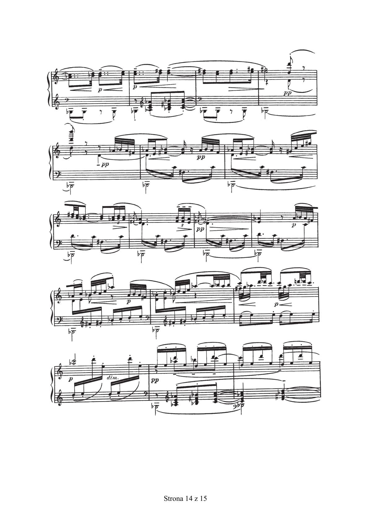 zadanie 19 - Claude Debussy, Preludia I, Żagle - fragment-2