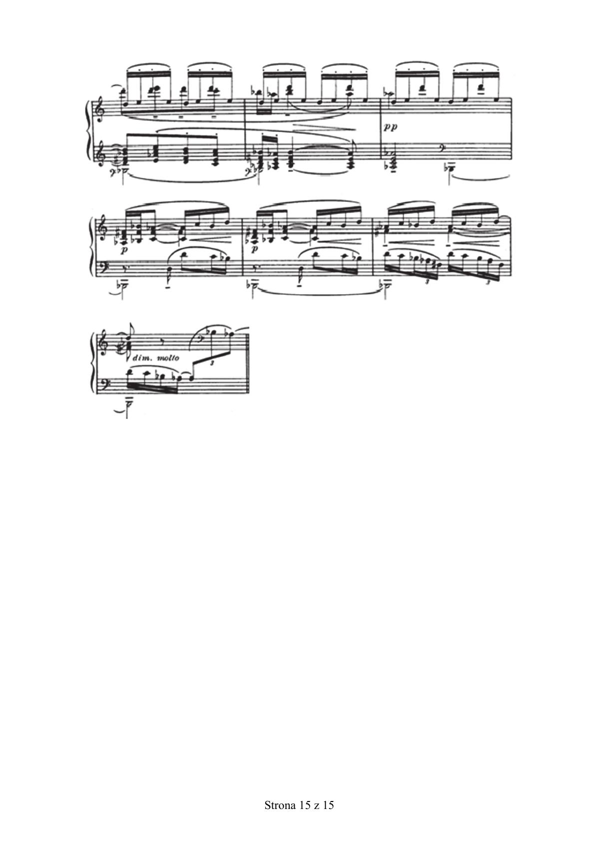zadanie 19 - Claude Debussy, Preludia I, Żagle - fragment-3