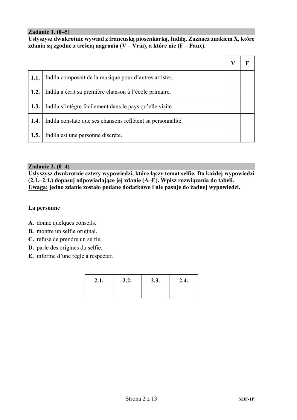 francuski podstawowy - matura 2017 - arkusz-02