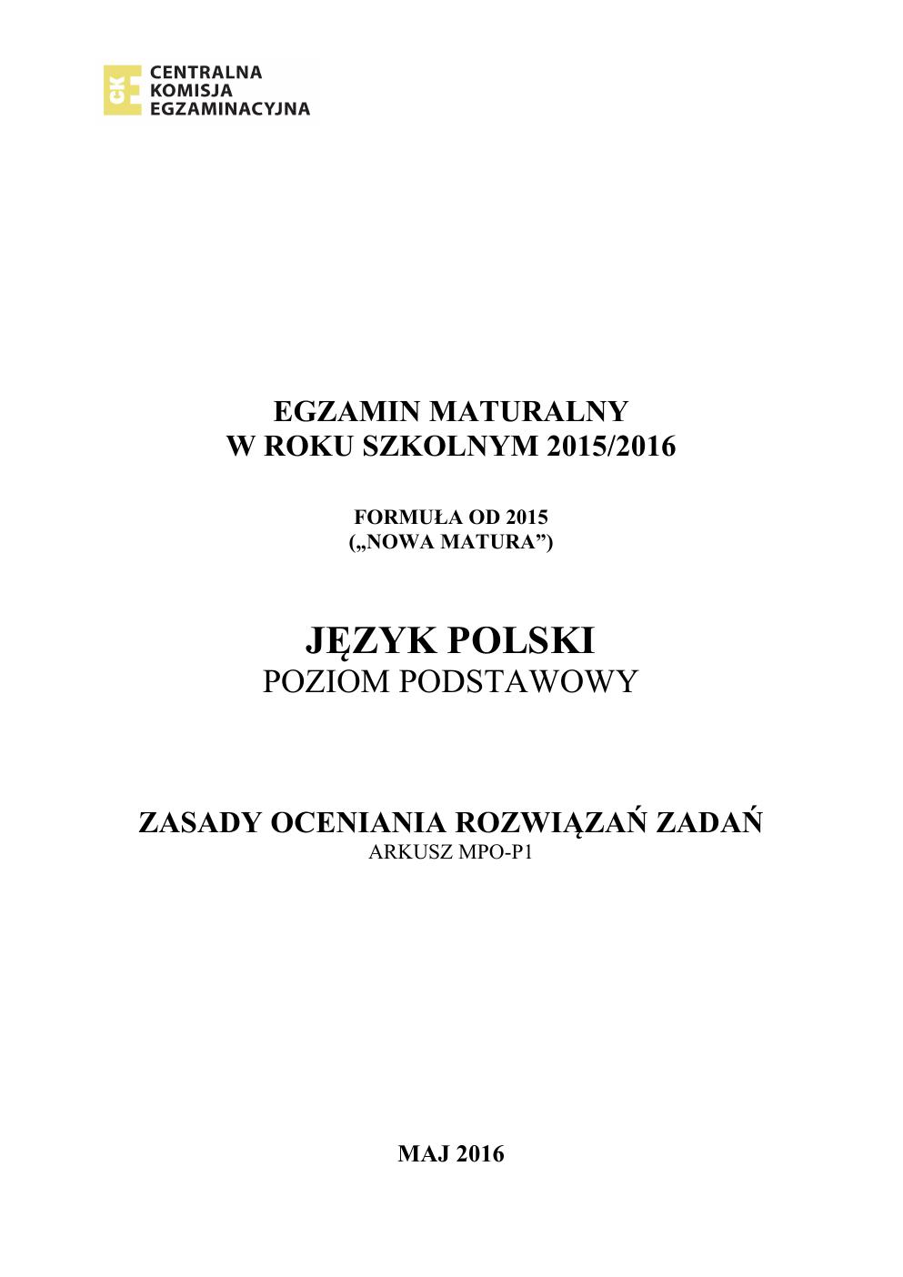 język polski podstawowy - matura 2016 - odpowiedzi-01