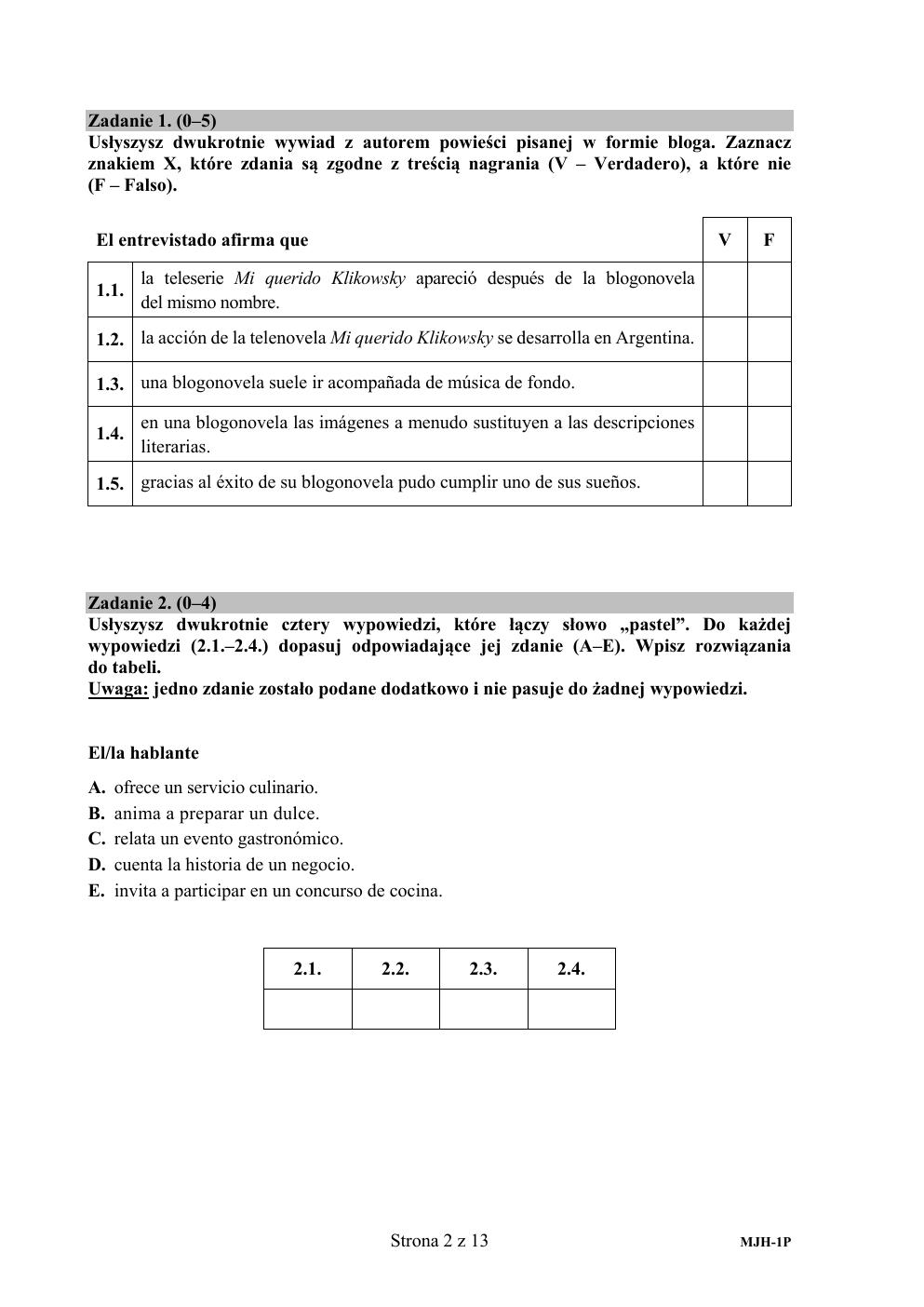 hiszpański podstawowy - matura 2017 - arkusz-02