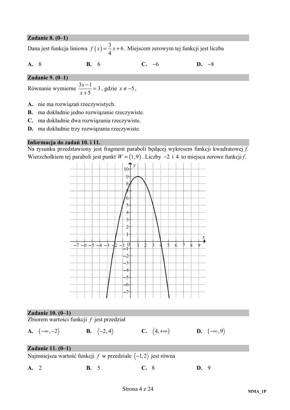 arkusz - matematyka podstawowy - matura 2016 - pytania-04