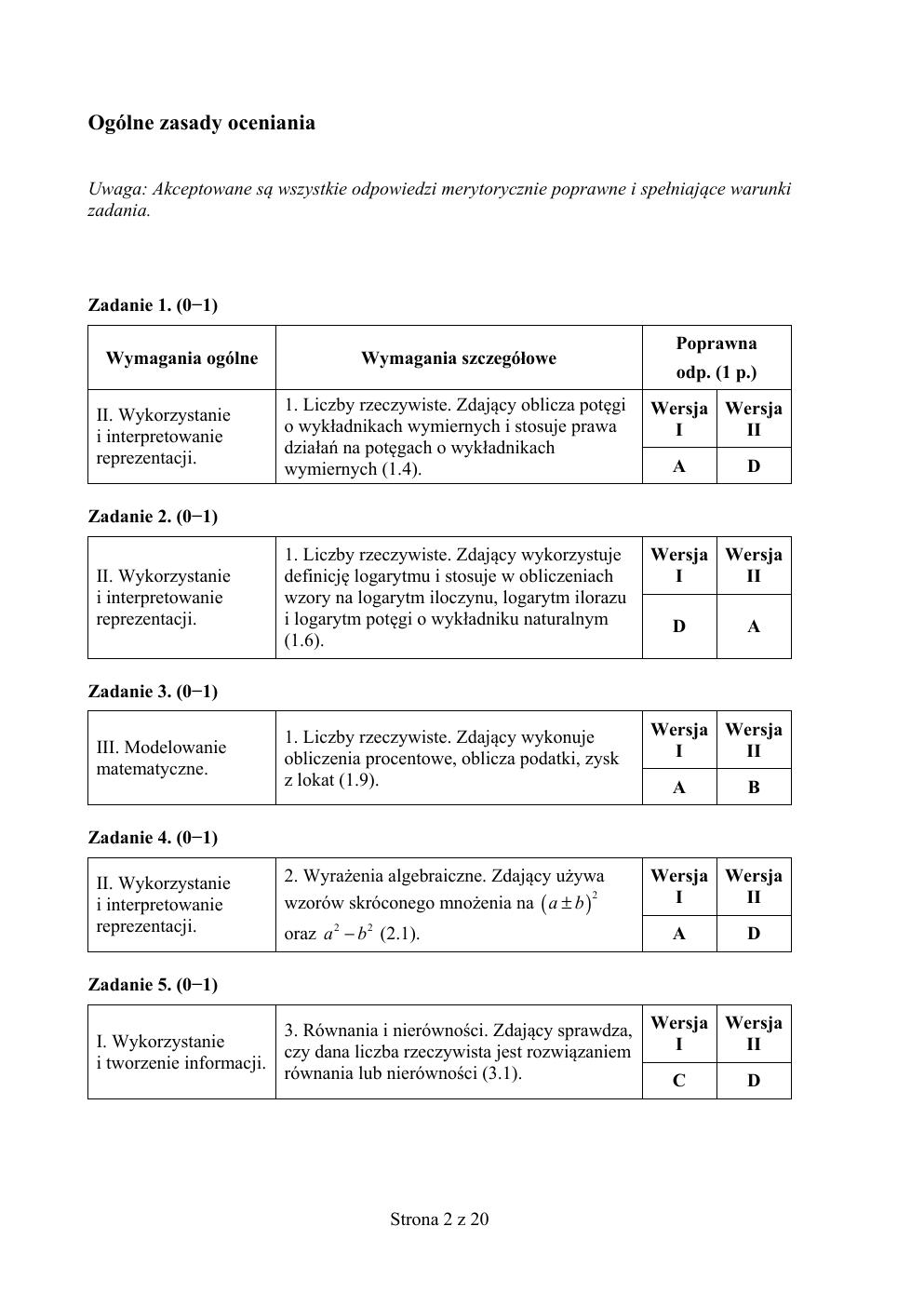 matematyka podstawowy - matura 2016 - odpowiedzi-02