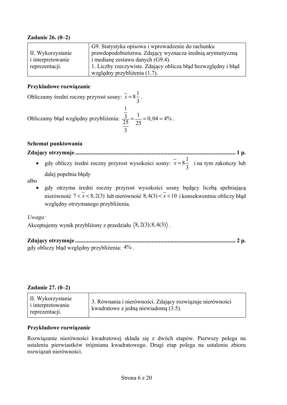 matematyka podstawowy - matura 2016 - odpowiedzi-06