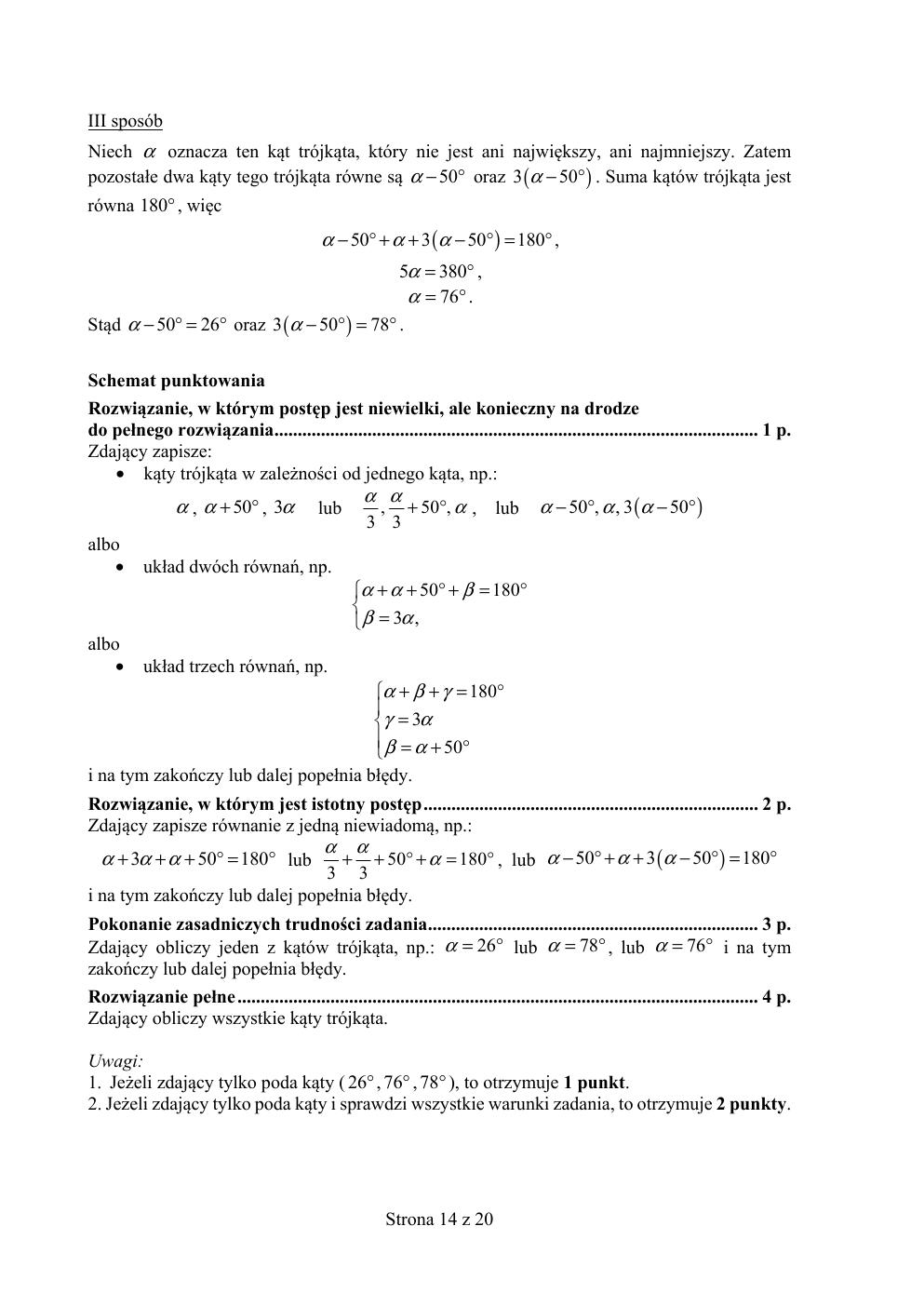 matematyka podstawowy - matura 2016 - odpowiedzi-14