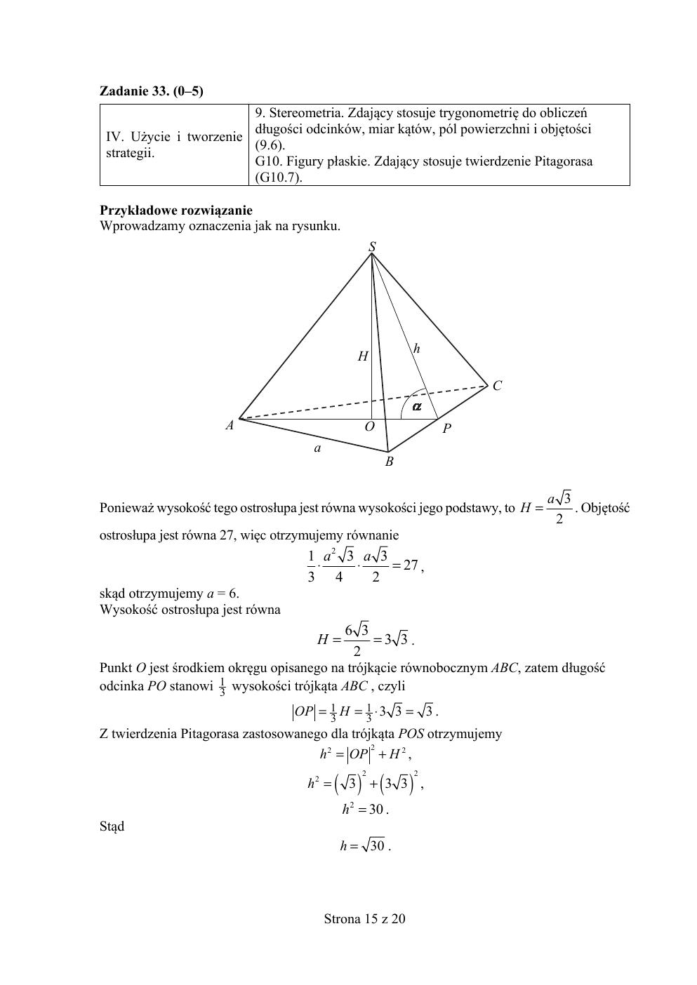 matematyka podstawowy - matura 2016 - odpowiedzi-15