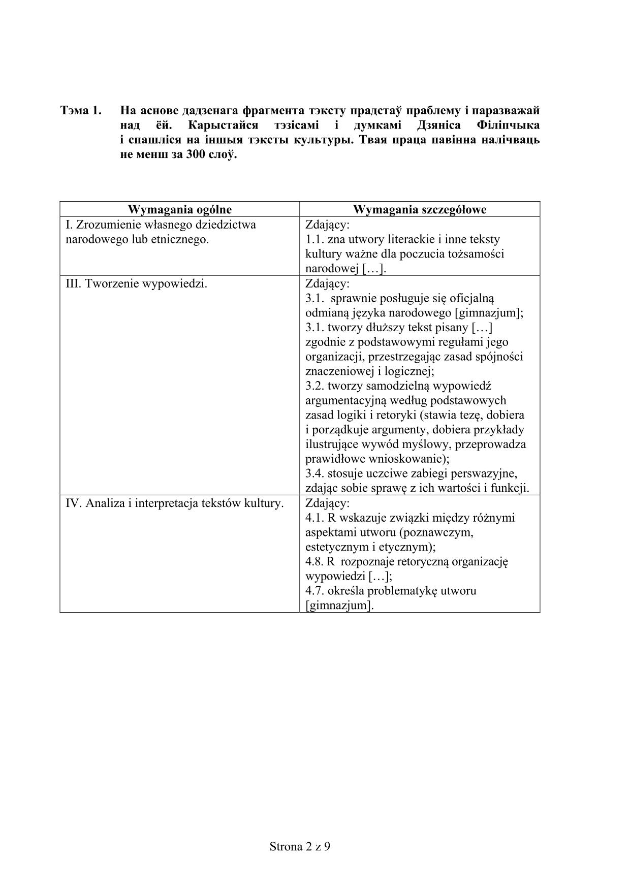 odpowiedzi-jezyk-bialoruski-poziom-rozszerzony-matura-2017 - 2