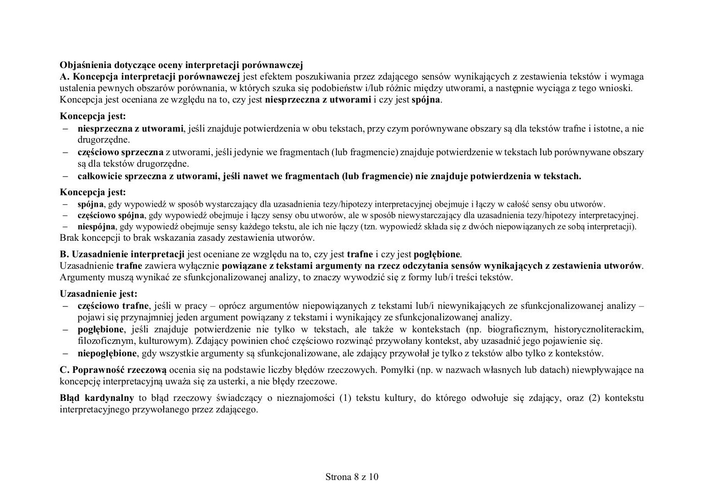 język polski rozszerzony - matura 2018 - zasady oceniania-08